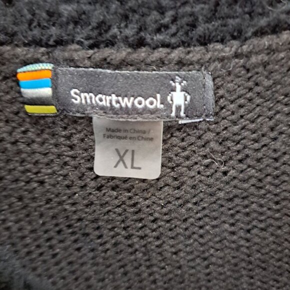 Smartwool Cozy Lodge Tunic Black XL Pullover Sweater Fleece Trim Women's Warm - Picture 2 of 12